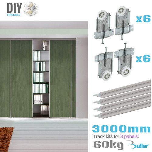 Wardrobe sliding track system - sliding,