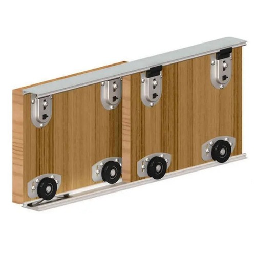 Sliding door track system - sliding,