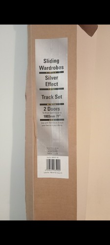 Sliding wardrobe track - track, set