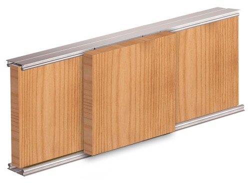 Wardrobe sliding door track - wardrobe,