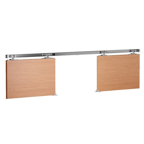 Double door sliding track - sliding,