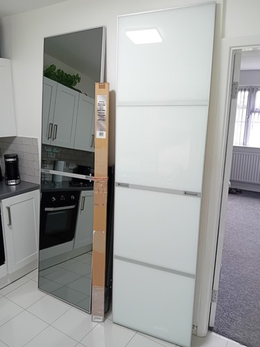 Sliding wardrobe doors with