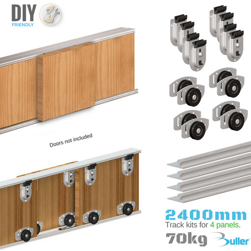 Sliding door track - sliding, system