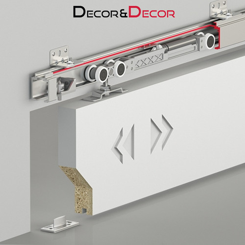 Sliding door track system - door,