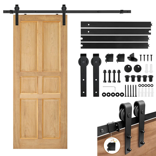 Sliding barn door kit hardware - door,