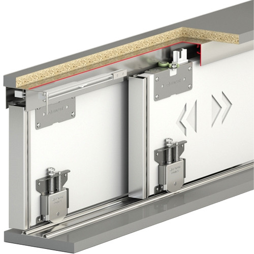 Wardrobe sliding door track - door,